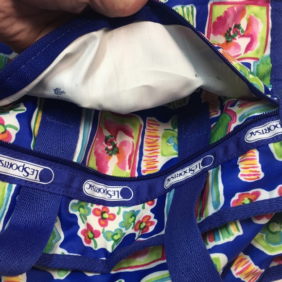 LeSportsac floral multi-purposes tote bag - Picture 13 of 14